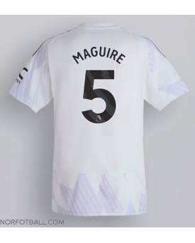 Billige Fotballdrakt Manchester United Harry Maguire #5 Replika Bortedrakt 2025-26 Kortermet Billige Fotballdrakt Manchester United Harry Maguire #5 Replika Bortedrakt 2025-26 Kortermet